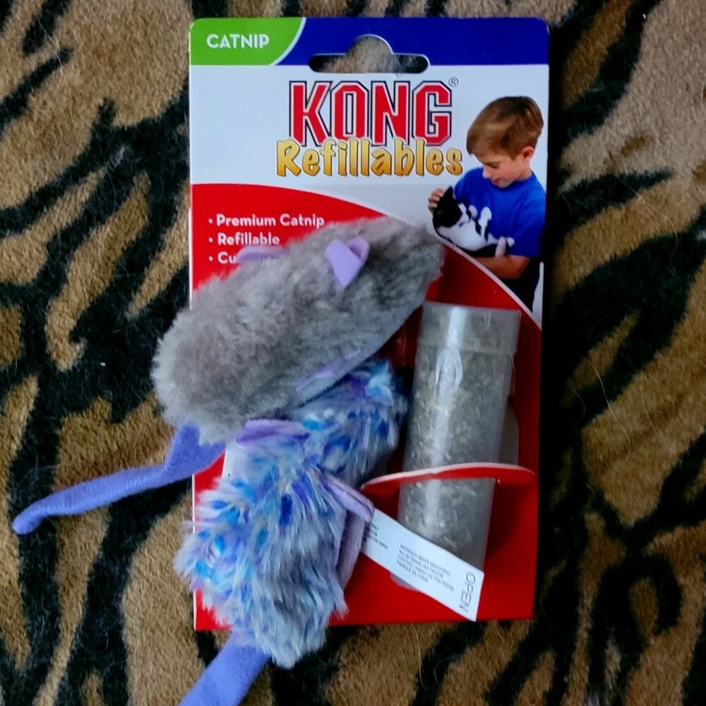 Kong Cat Refillables 2 Mice New!